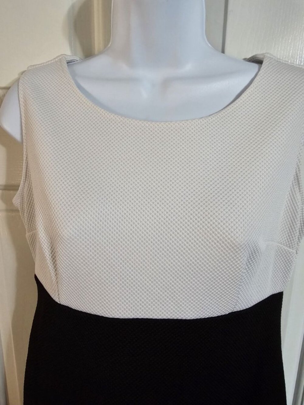 Danny and Nicole Women's 8P Black White Dress Textured Colorblock Career Minimal - Picture 4 of 8